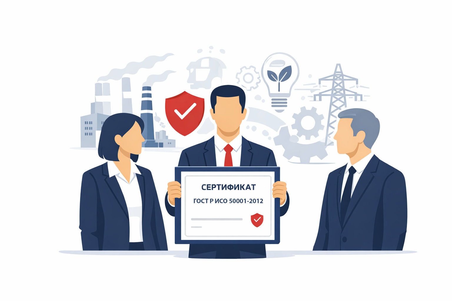 Оформление сертификата ГОСТ Р ИСО 50001-2012 в Абинске и по всему Абинскому району Краснодарского края