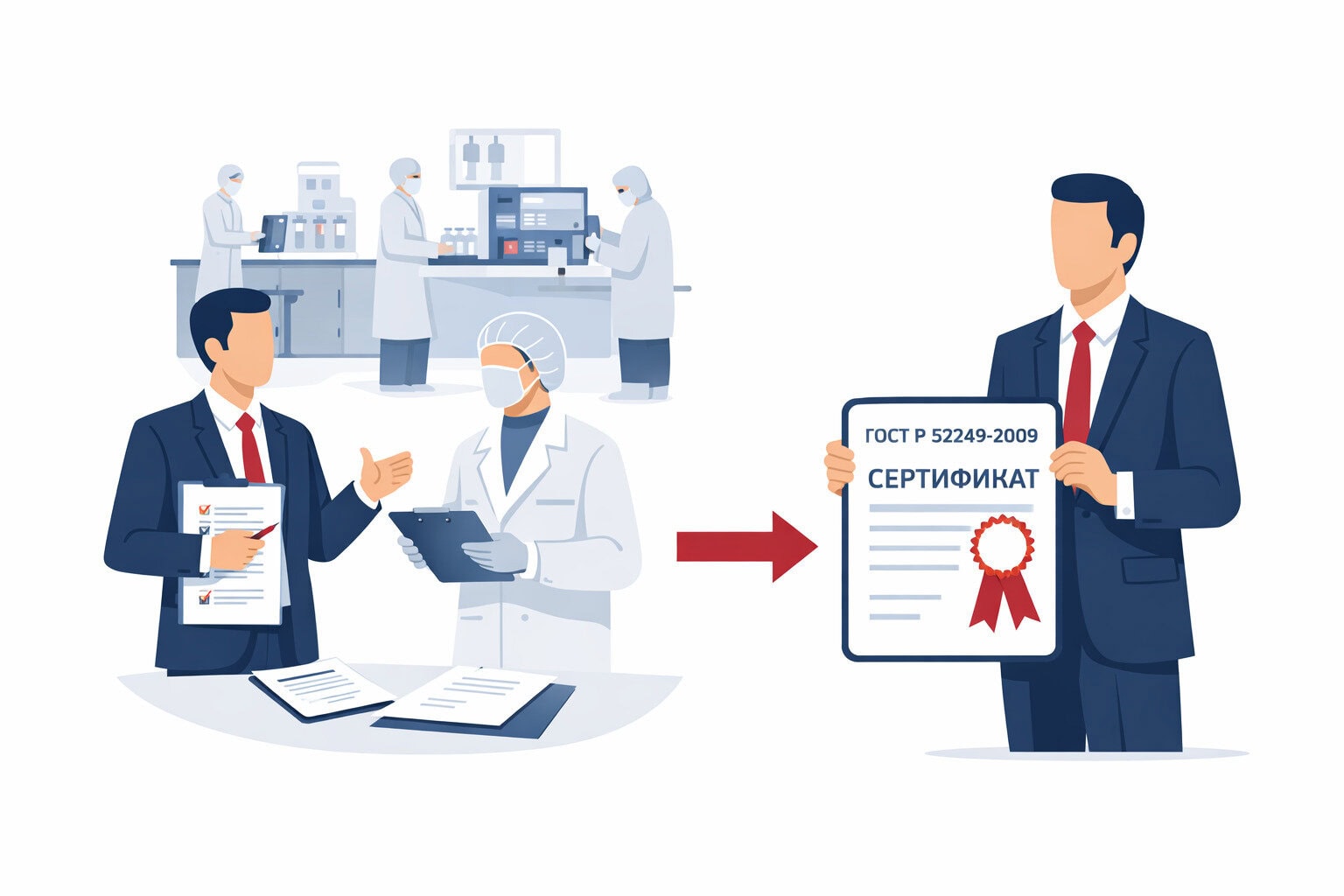 Процедура сертификации ГОСТ Р 52249-2009 в Абинске